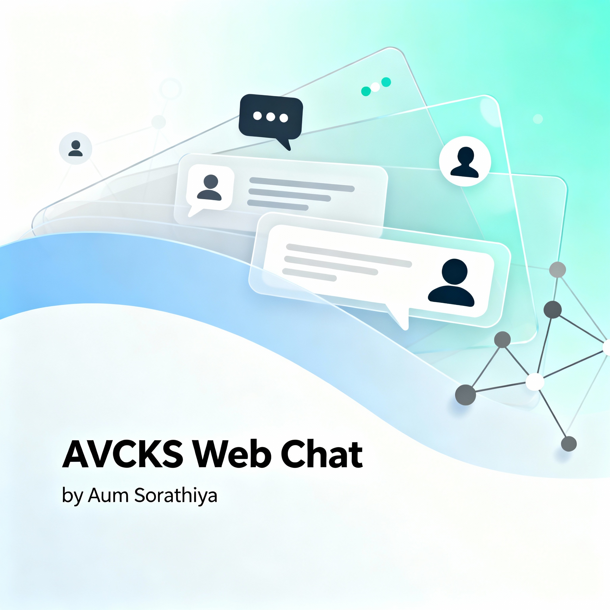 Real-time web chat application interface